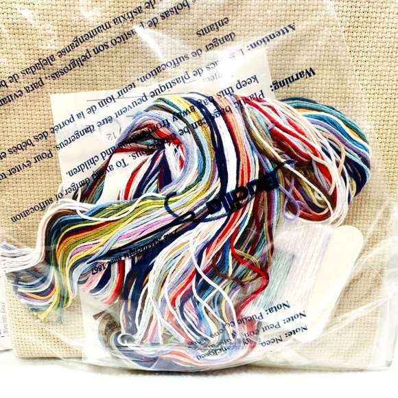 Rare Bucilla Father Christmas Stocking Kit - New/Sealed (2001) - Picture 8 of 9